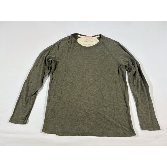 APOLIS Global Citizen Green Heather Cotton Blend Crewneck T-shirt Top Sz M - Picture 3 of 9